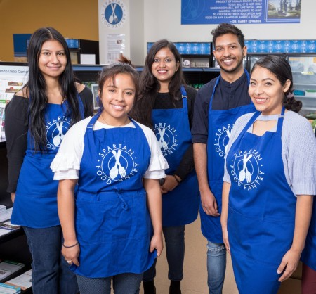 Spartan Food Pantry volunteers