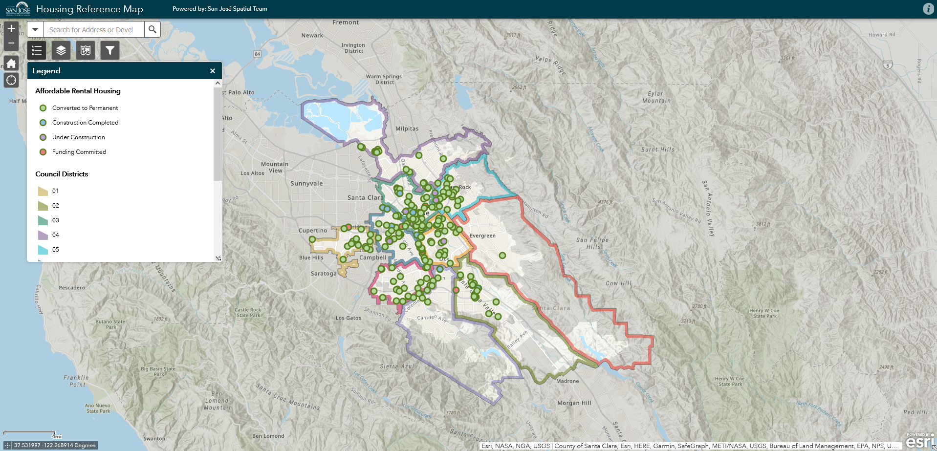 Housing Reference Map