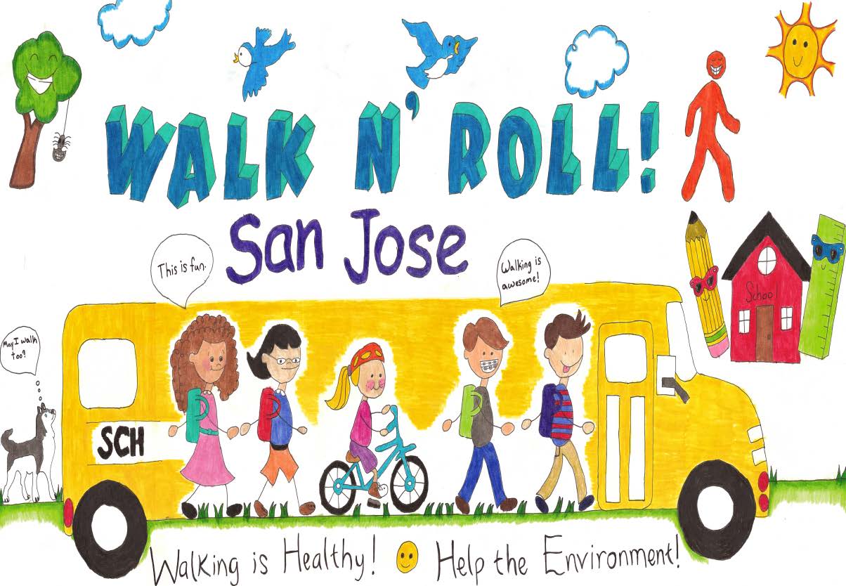 September Newsletter Image, Walk n' Roll