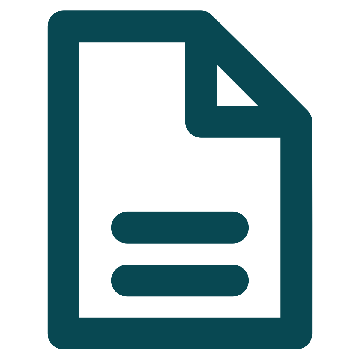 Small Document Blue Icon