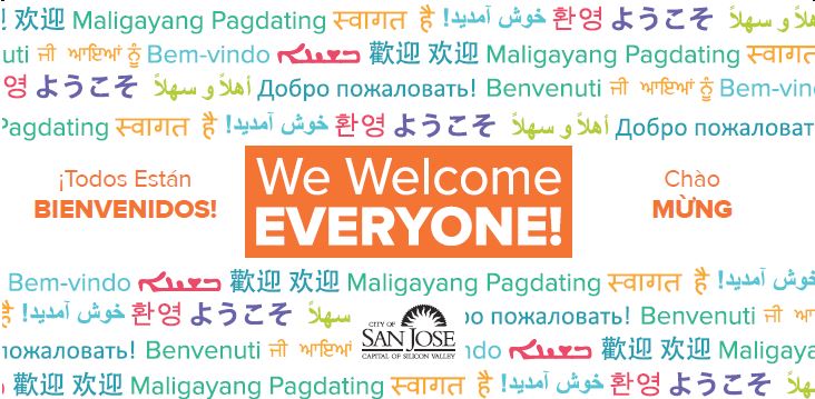 Welcome in a variety of languages