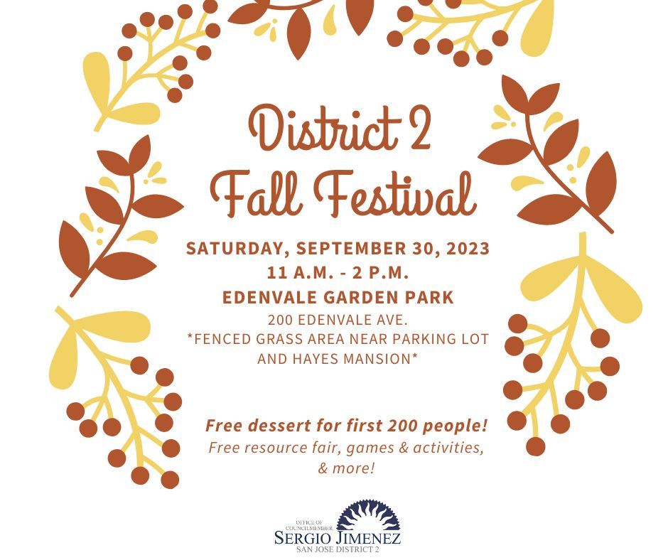 District 2 Fall Festival and Resource Fair - 2023