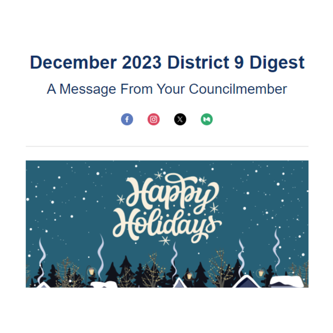 December 2023 Newsletter