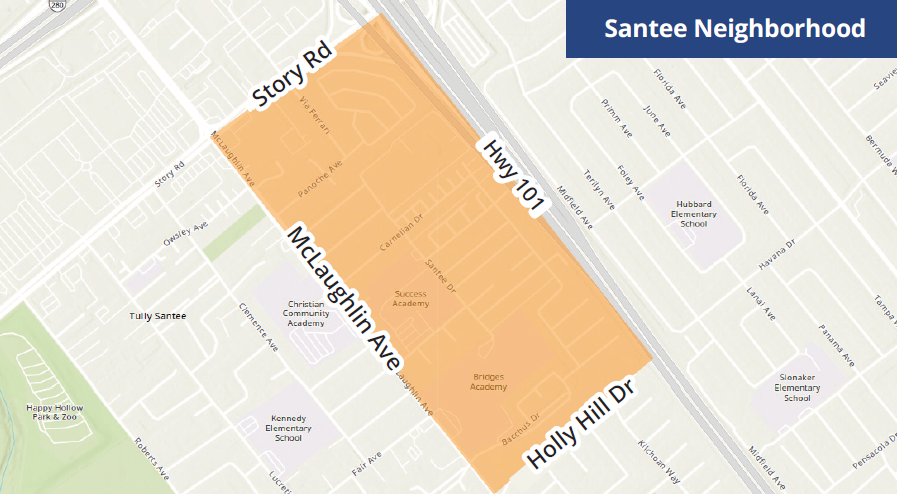 Santee map