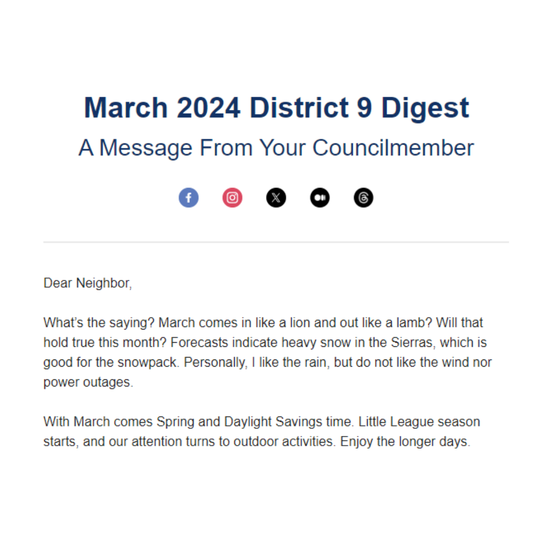 March 2024 Newsletter