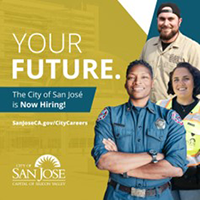 HR Your Future Social Media Graphic with Smiling City Employees