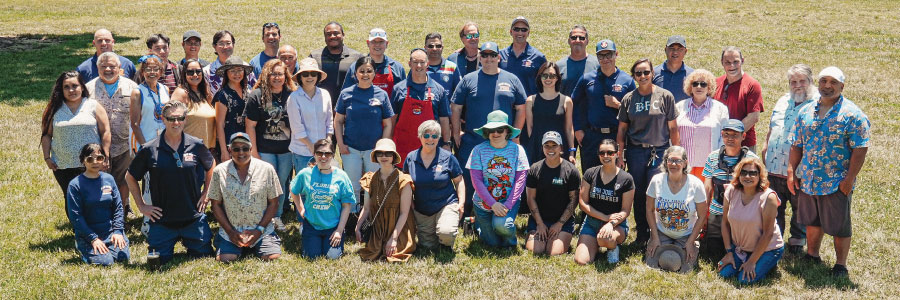 A group photo of SJFD's Bureau of Fire Prevention.