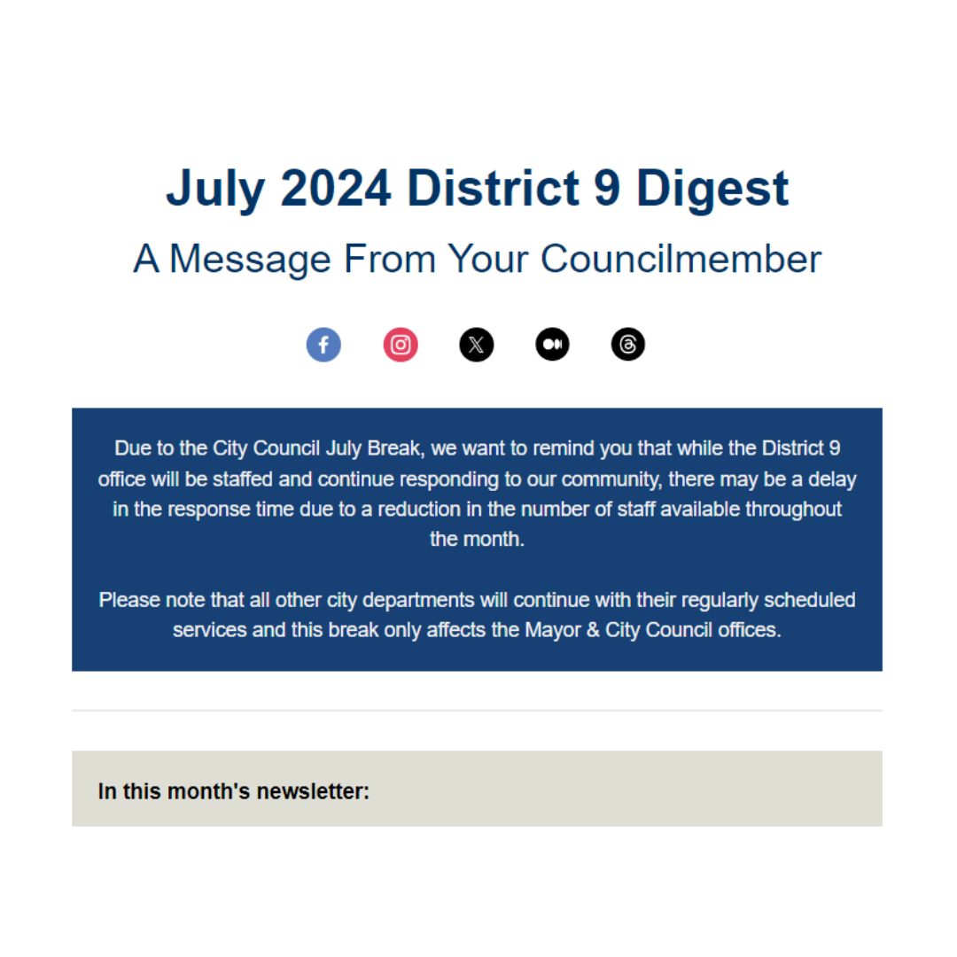 July 2024 Newsletter