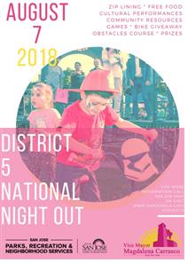 District 5 National Night Out Poster thumbnail