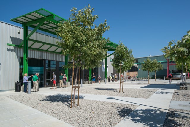 Entrance to the Environmental innovation Center